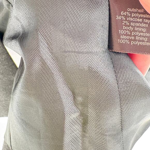 The Limited Two Button Blazer 12 Gray Jacket Academia Office Career - Picture 3 of 6